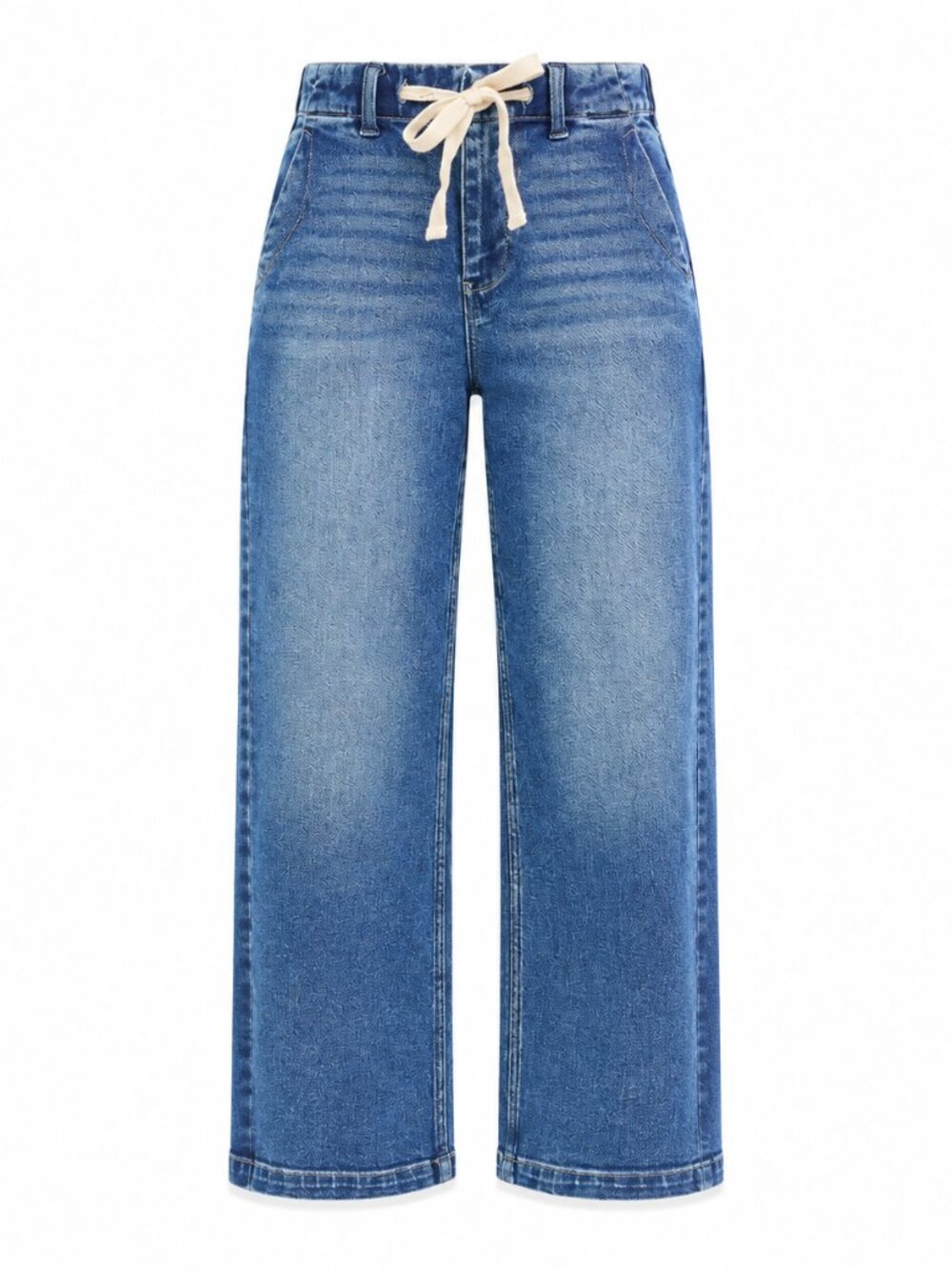 RISEN High Rise Cropped Wide Leg Jeans New | #12